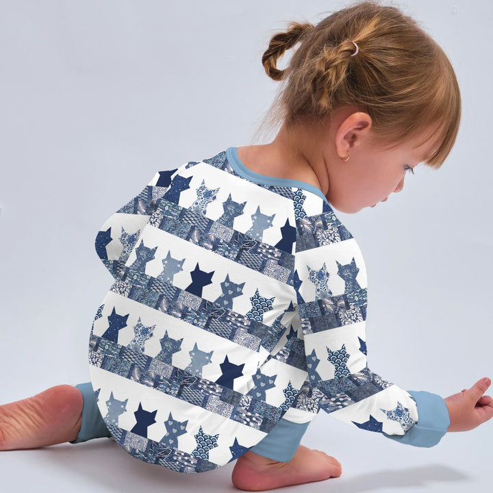 Gerippte Babykleidung mit individuellem Foto - Weich &amp; Skizzenhaft