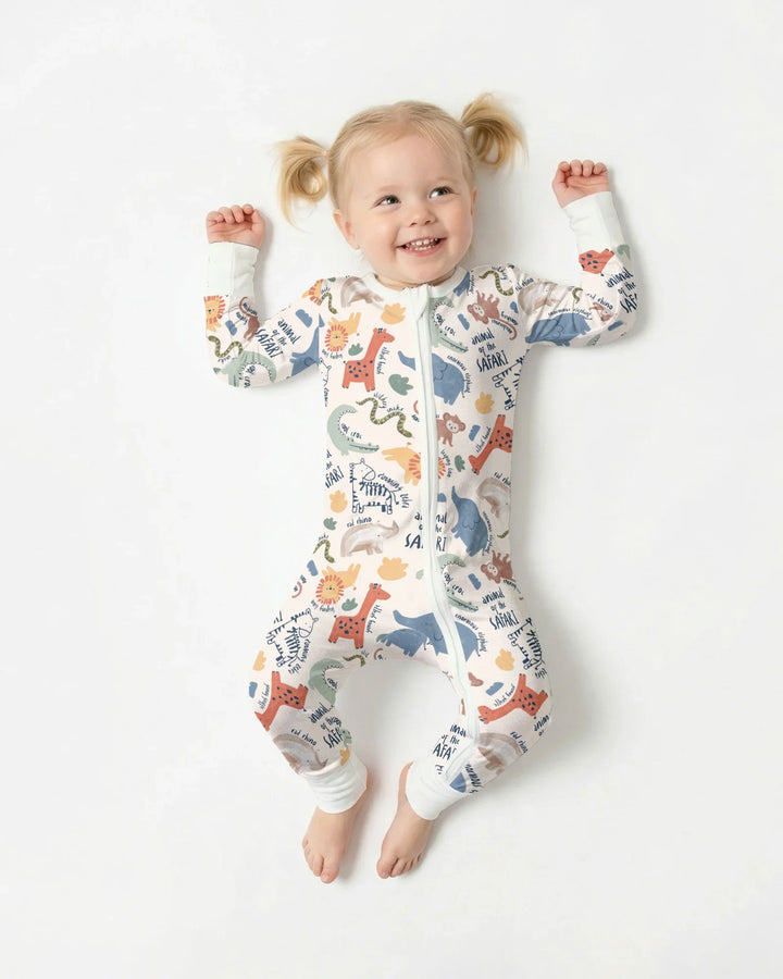 Funny African Animals Bamboo Convertible Zippy