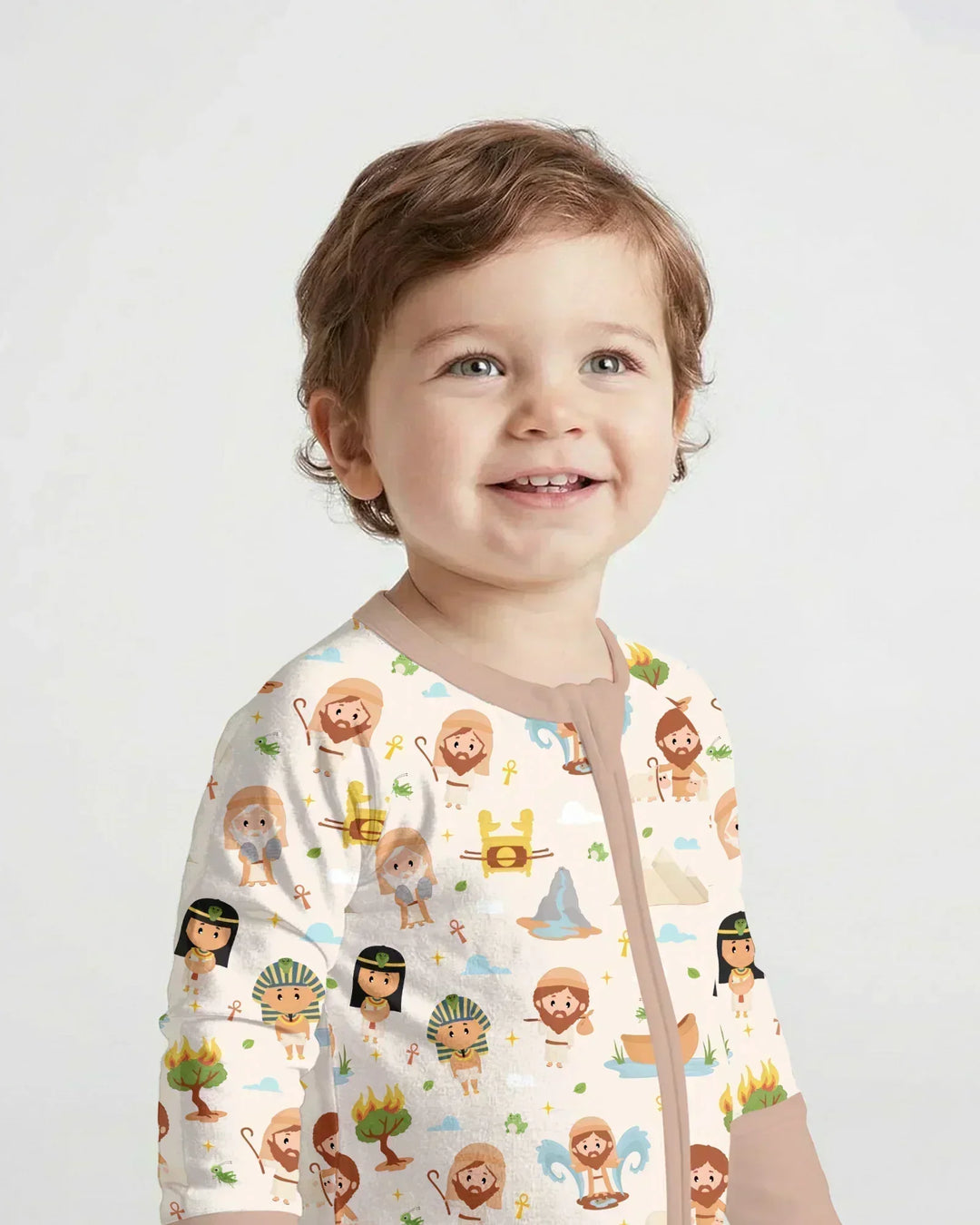 Gerippte Babykleidung mit individuellem Foto - Weich &amp; Skizzenhaft