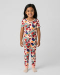 Zweiteiliges, kurzärmliges Pyjama-Set mit Marienkäfern