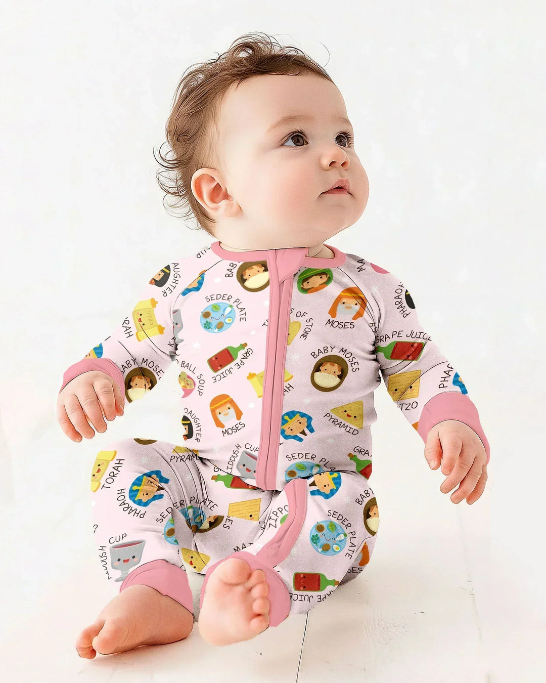 Gerippte Babykleidung mit individuellem Foto - Weich &amp; Skizzenhaft