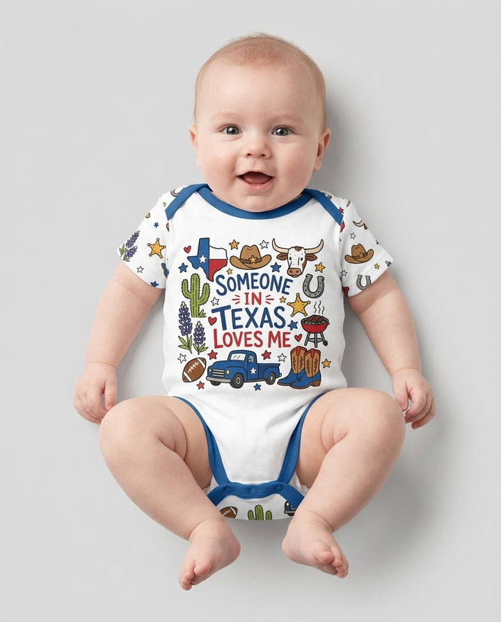 Someone in Texas Loves Me Bamboo Bodysuit