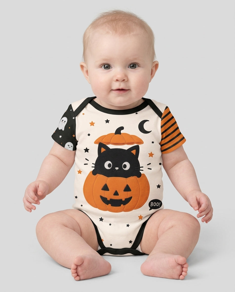 Boo Kitty Bamboo Bodysuit