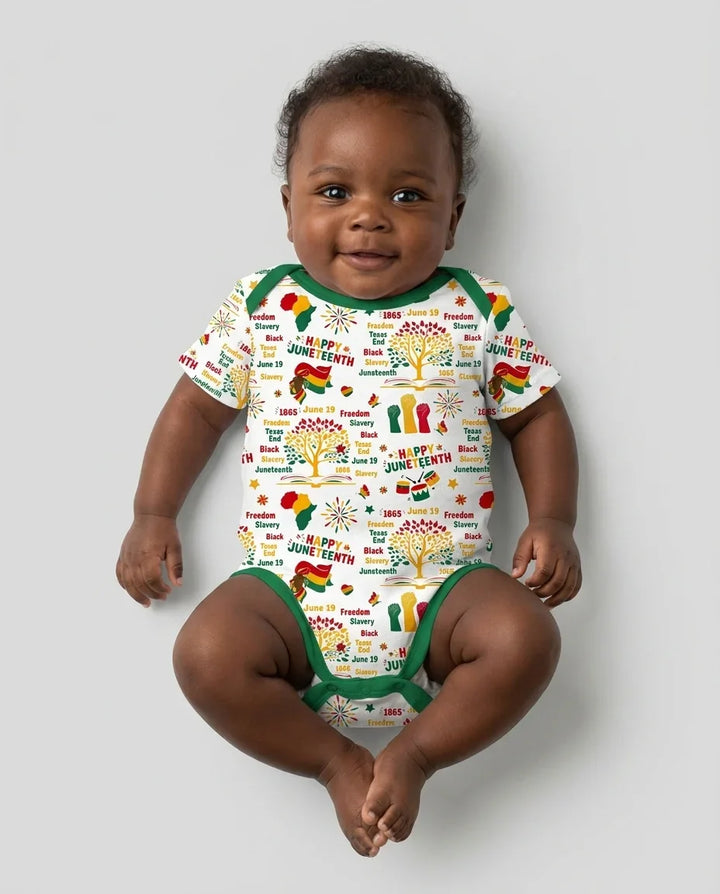 Happy Juneteenth Bamboo Bodysuit