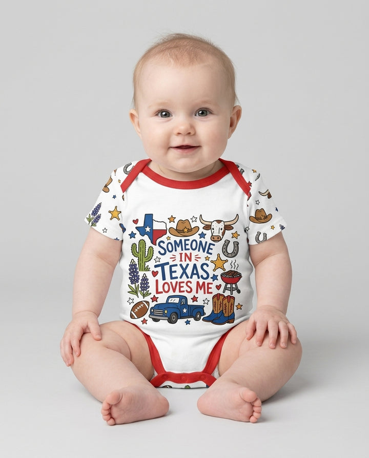 Someone in Texas Loves Me Bamboo Bodysuit