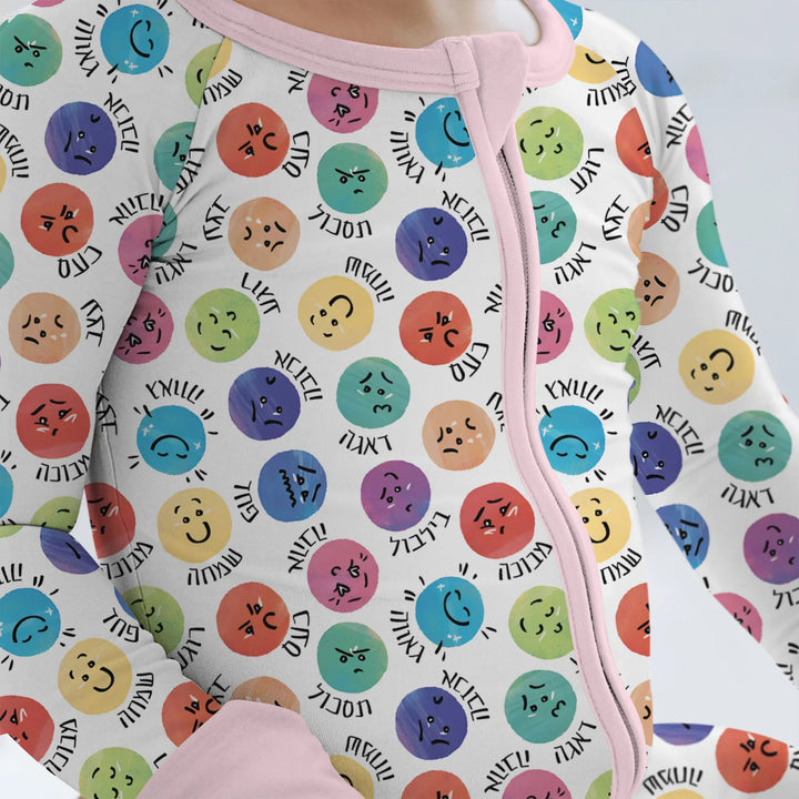 Gerippte Babykleidung mit individuellem Foto - Weich &amp; Skizzenhaft