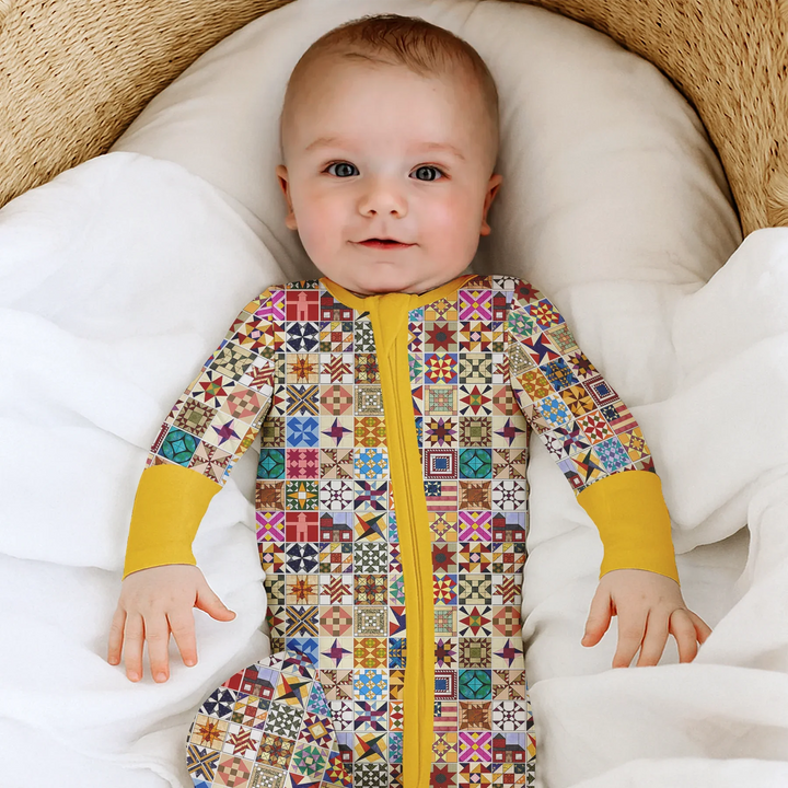 Gerippte Babykleidung mit individuellem Foto - Weich &amp; Skizzenhaft