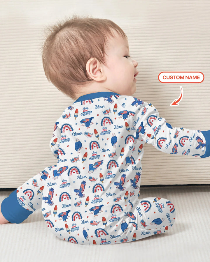 Gerippte Babykleidung mit individuellem Foto - Weich &amp; Skizzenhaft