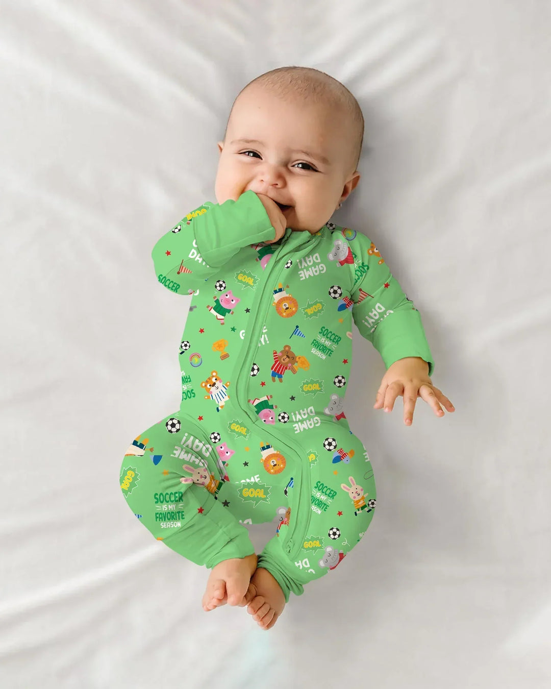 Gerippte Babykleidung mit individuellem Foto - Weich &amp; Skizzenhaft