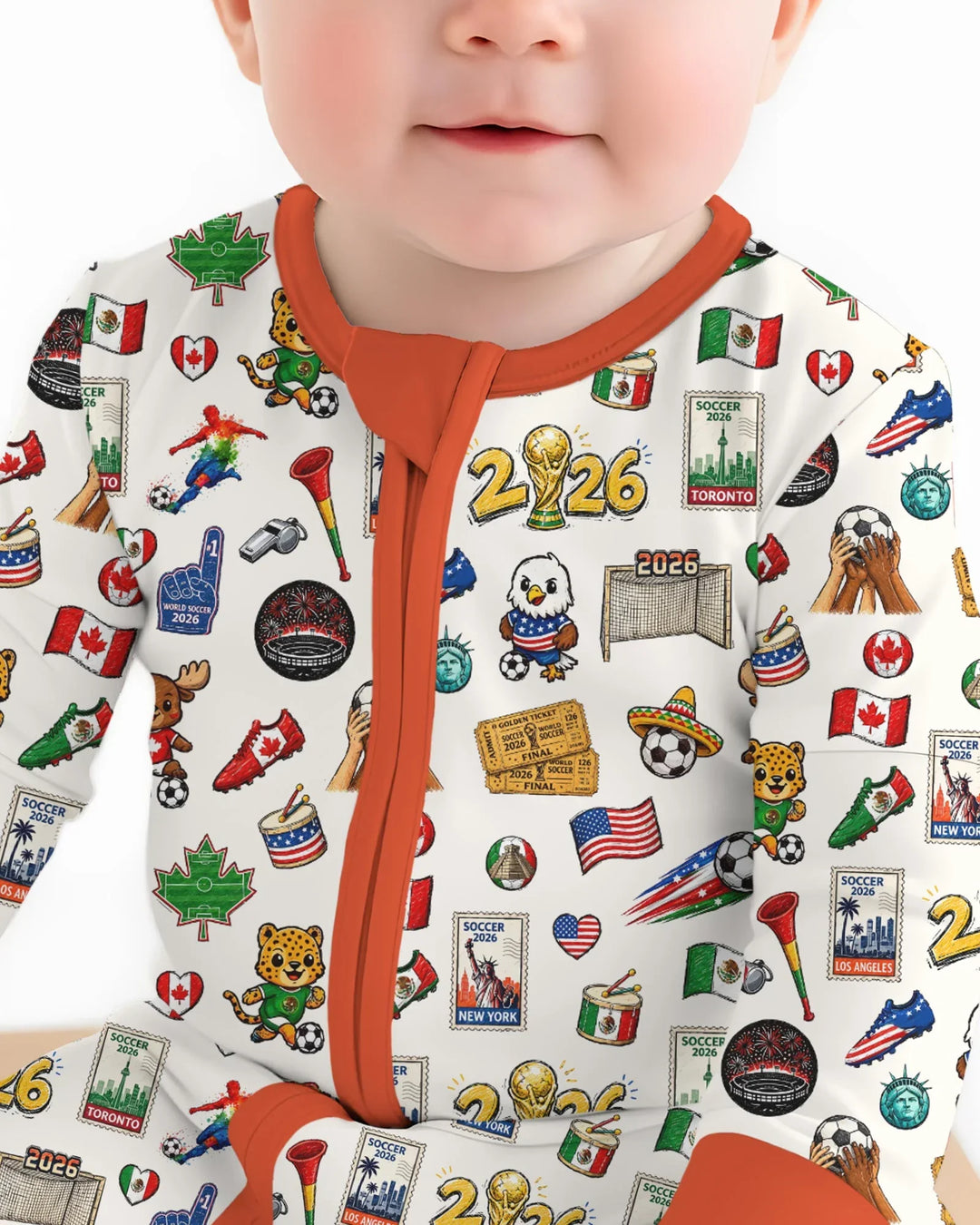 Gerippte Babykleidung mit individuellem Foto - Weich &amp; Skizzenhaft
