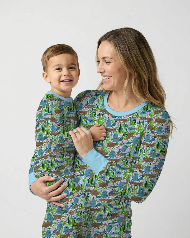 Little Dam Builders Bambus Pyjama Set für Frauen