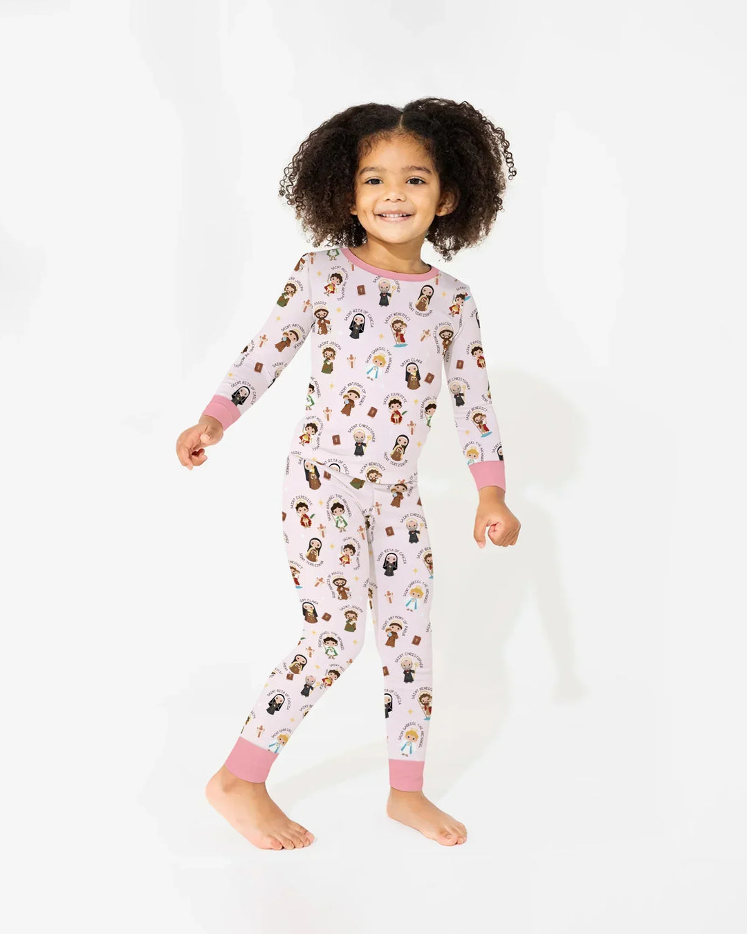 Saints in the Clouds Bamboo Two Piece Long Sleeve Pajama Set