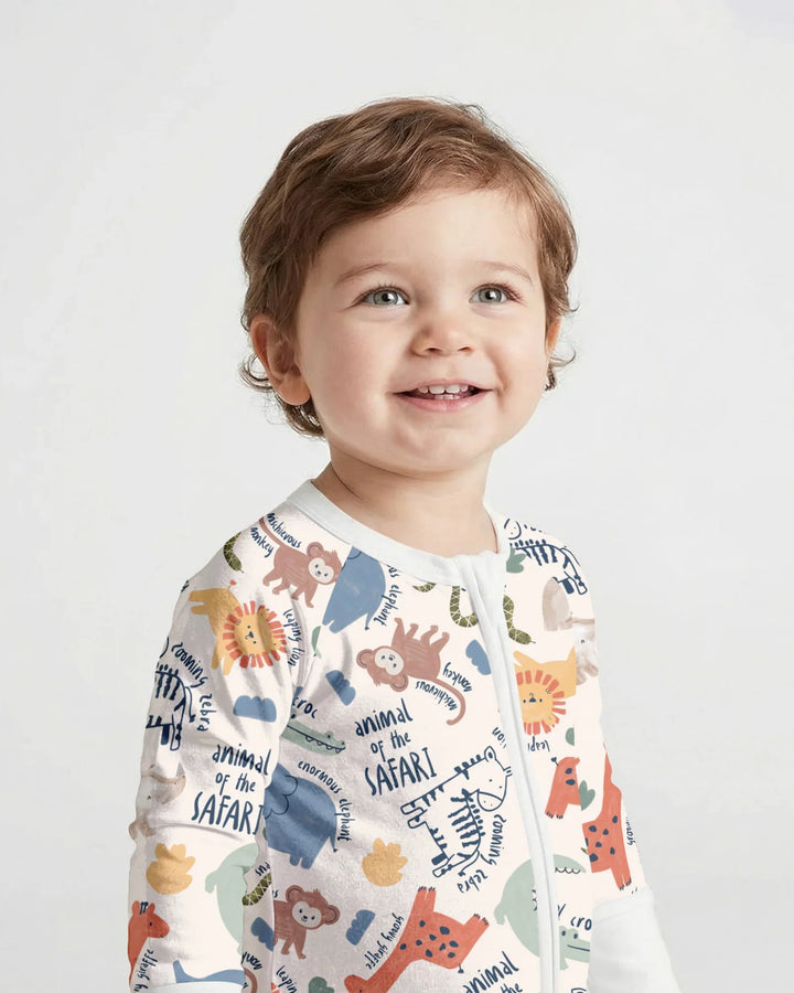 Funny African Animals Bamboo Convertible Zippy