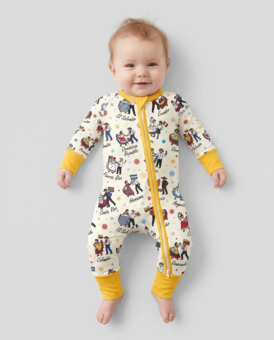 Gerippte Babykleidung mit individuellem Foto - Weich &amp; Skizzenhaft