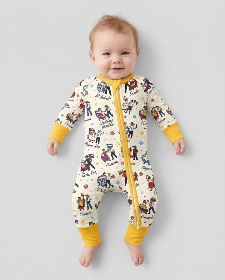 Gerippte Babykleidung mit individuellem Foto - Weich &amp; Skizzenhaft