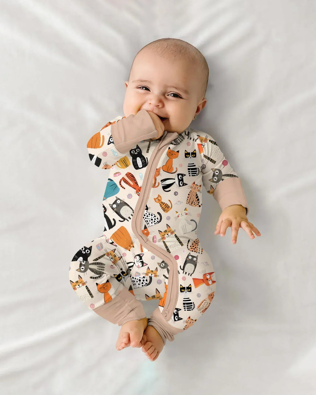 Gerippte Babykleidung mit individuellem Foto - Weich &amp; Skizzenhaft