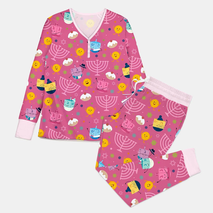 Vorlage für individuelles Damen-Pyjama-Set