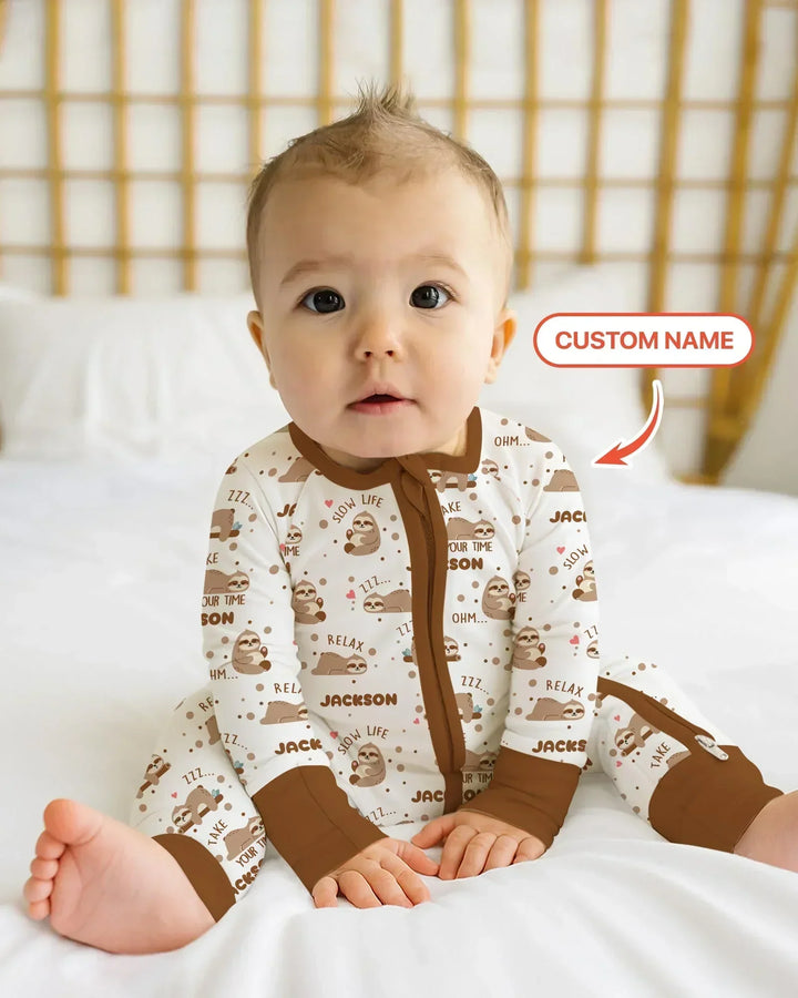 Gerippte Babykleidung mit individuellem Foto - Weich &amp; Skizzenhaft