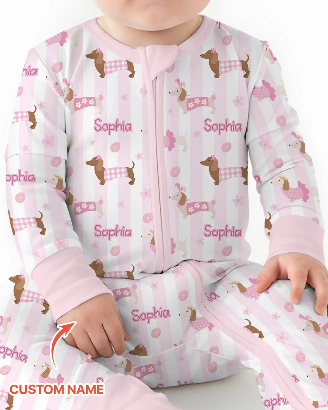 Gerippte Babykleidung mit individuellem Foto - Weich &amp; Skizzenhaft