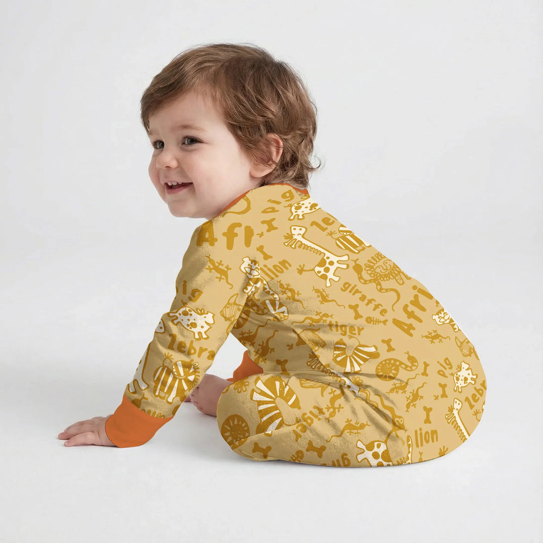 Gerippte Babykleidung mit individuellem Foto - Weich &amp; Skizzenhaft