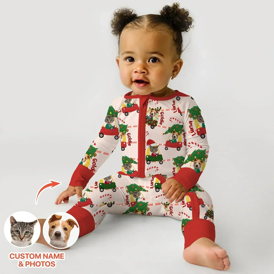 Custom Pet Photo Christmas Tikes Car Bamboo Convertible Zippy