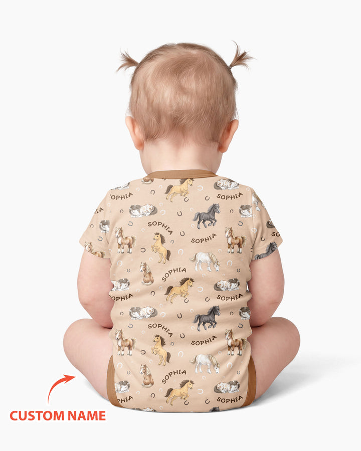 Custom Name Is It Too Soon to Ask for a Pony Bamboo Bodysuit