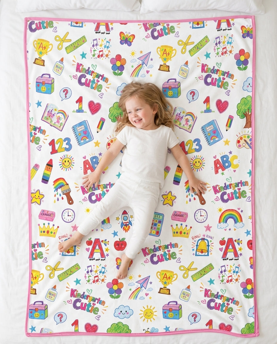 Kindergarten Cutie Bamboo Blanket