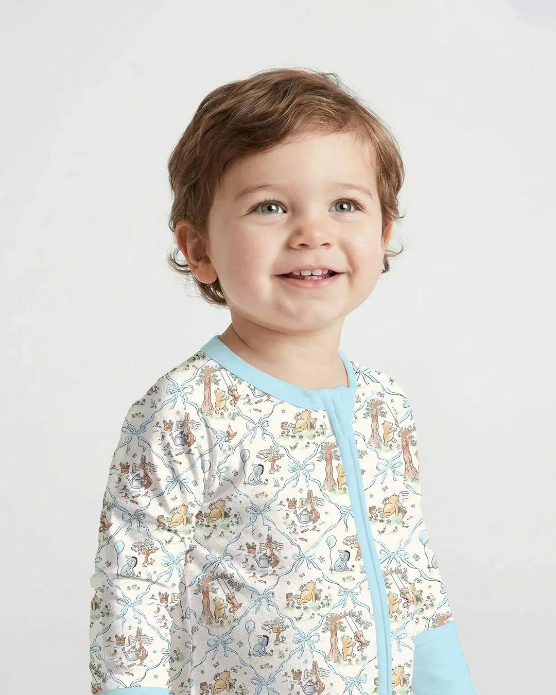 Gerippte Babykleidung mit individuellem Foto - Weich &amp; Skizzenhaft