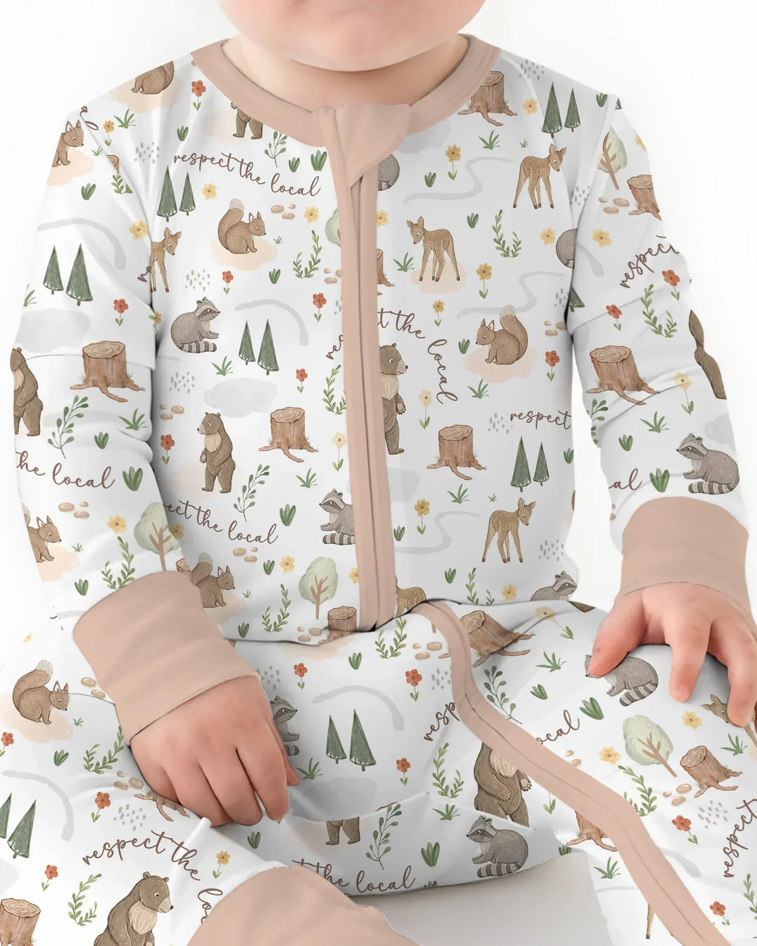 Gerippte Babykleidung mit individuellem Foto - Weich &amp; Skizzenhaft