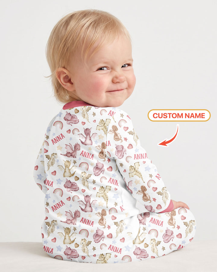 My Reign Has Just Begun Custom Name Bamboo Two Piece Long Sleeve Pajama Set