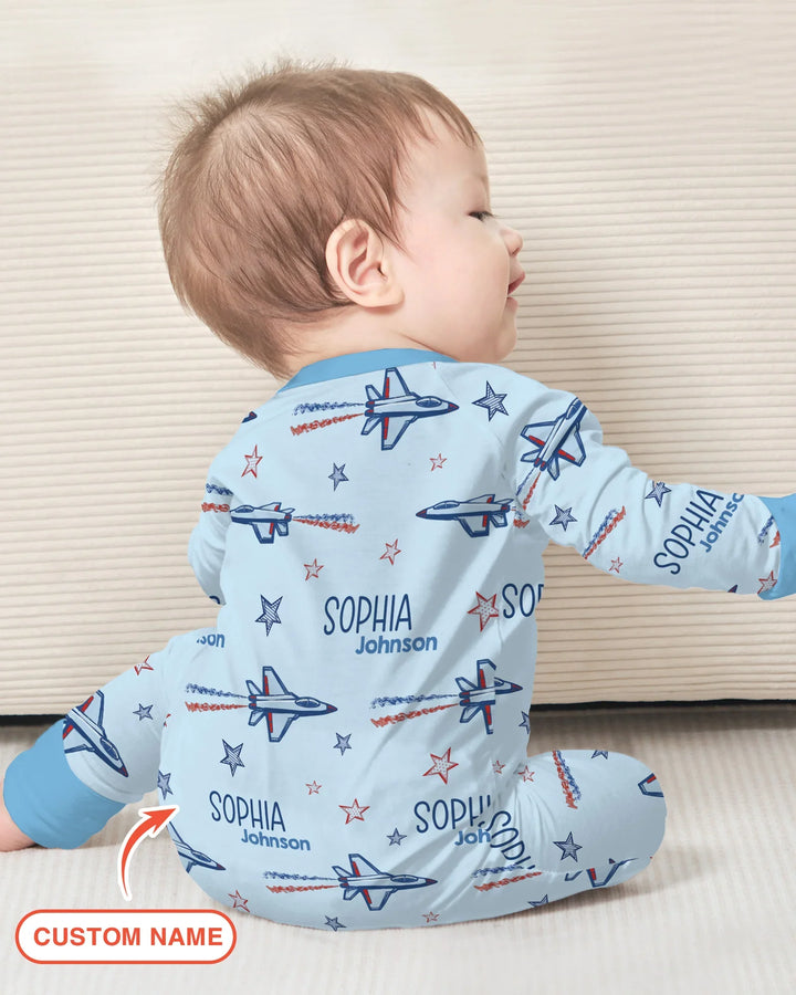 Gerippte Babykleidung mit individuellem Foto - Weich &amp; Skizzenhaft