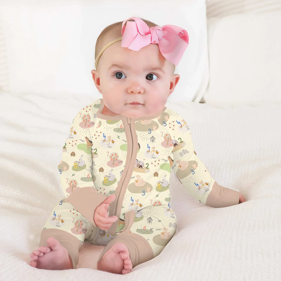 Gerippte Babykleidung mit individuellem Foto - Weich &amp; Skizzenhaft