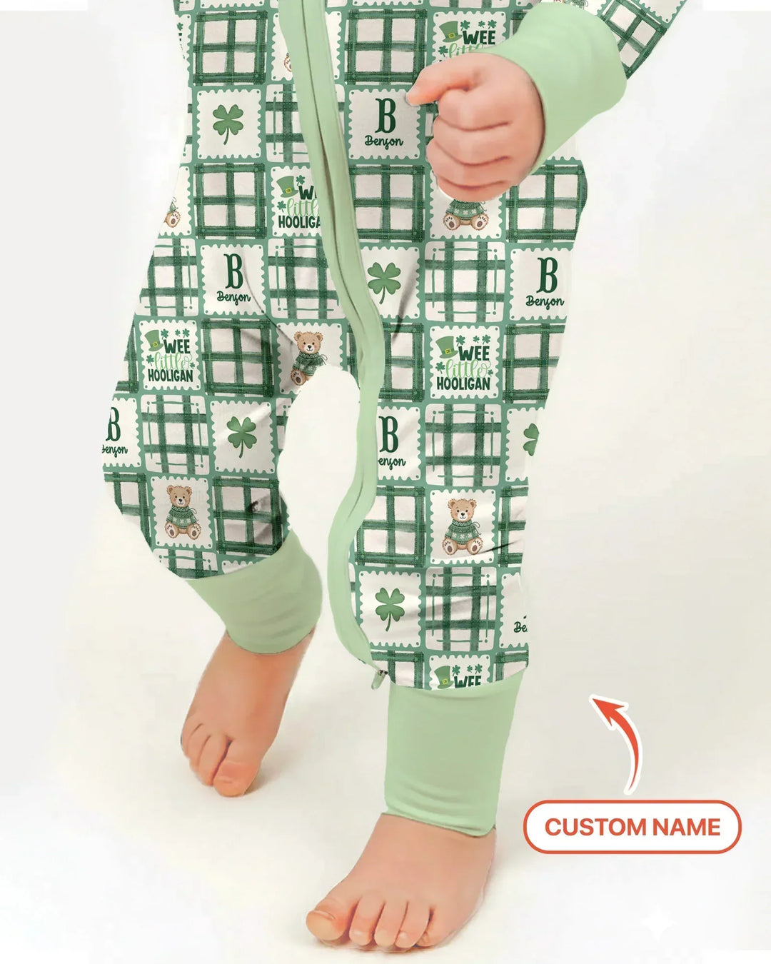 Gerippte Babykleidung mit individuellem Foto - Weich &amp; Skizzenhaft