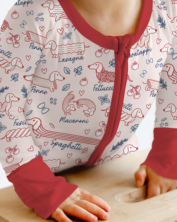 Funny Dachshund Pasta Pups Bamboo Convertible Zippy
