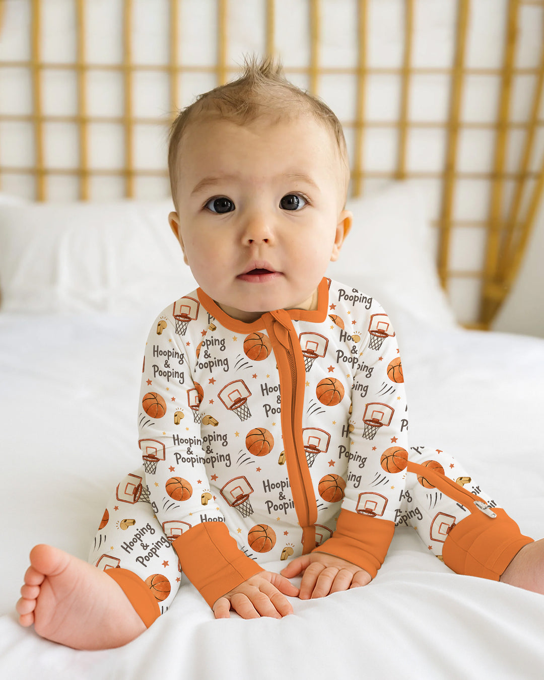 Gerippte Babykleidung mit individuellem Foto - Weich &amp; Skizzenhaft