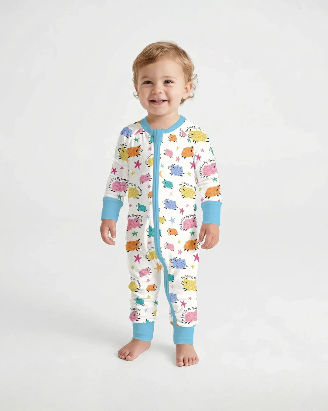 Gerippte Babykleidung mit individuellem Foto - Weich &amp; Skizzenhaft