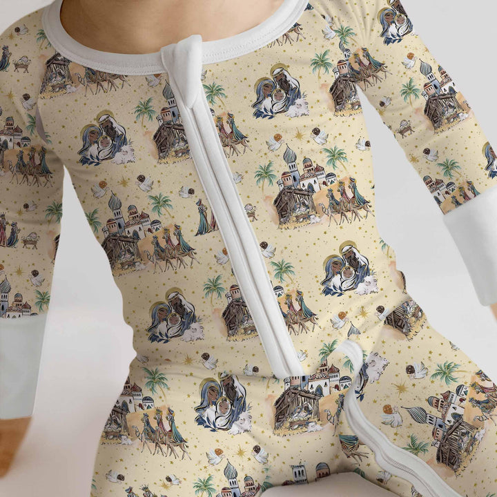 Gerippte Babykleidung mit individuellem Foto - Weich &amp; Skizzenhaft