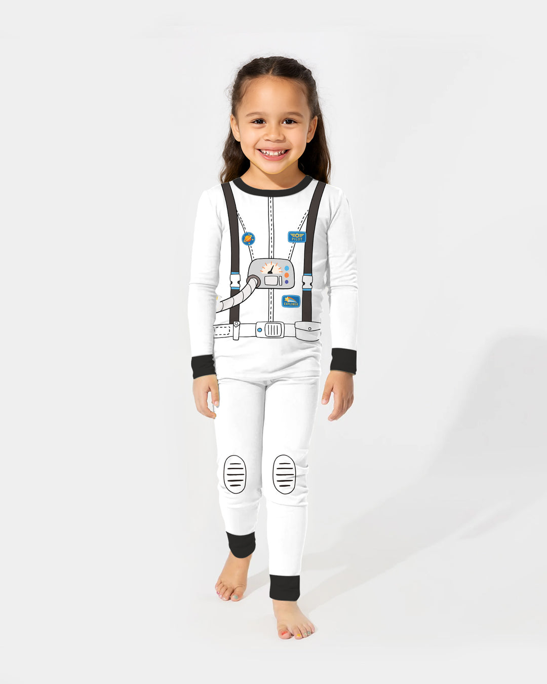 Future Astronaut Bamboo Two Piece Long Sleeve Pajama Set