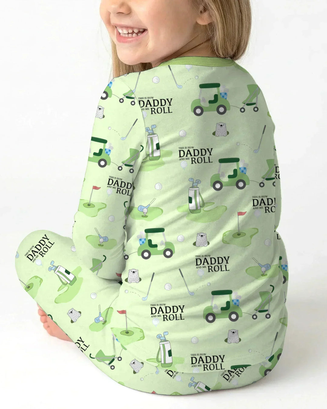 Daddy Golf Team Bamboo Two Piece Long Sleeve Pajama Set
