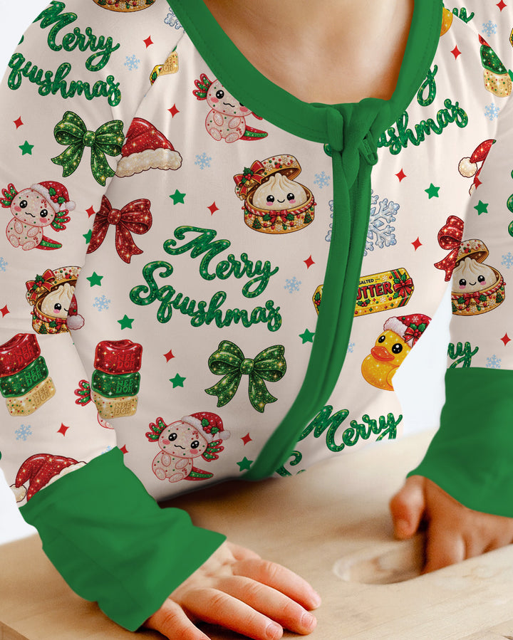 Merry Squishmas Bamboo Convertible Zippy