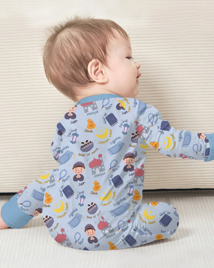 Gerippte Babykleidung mit individuellem Foto - Weich &amp; Skizzenhaft