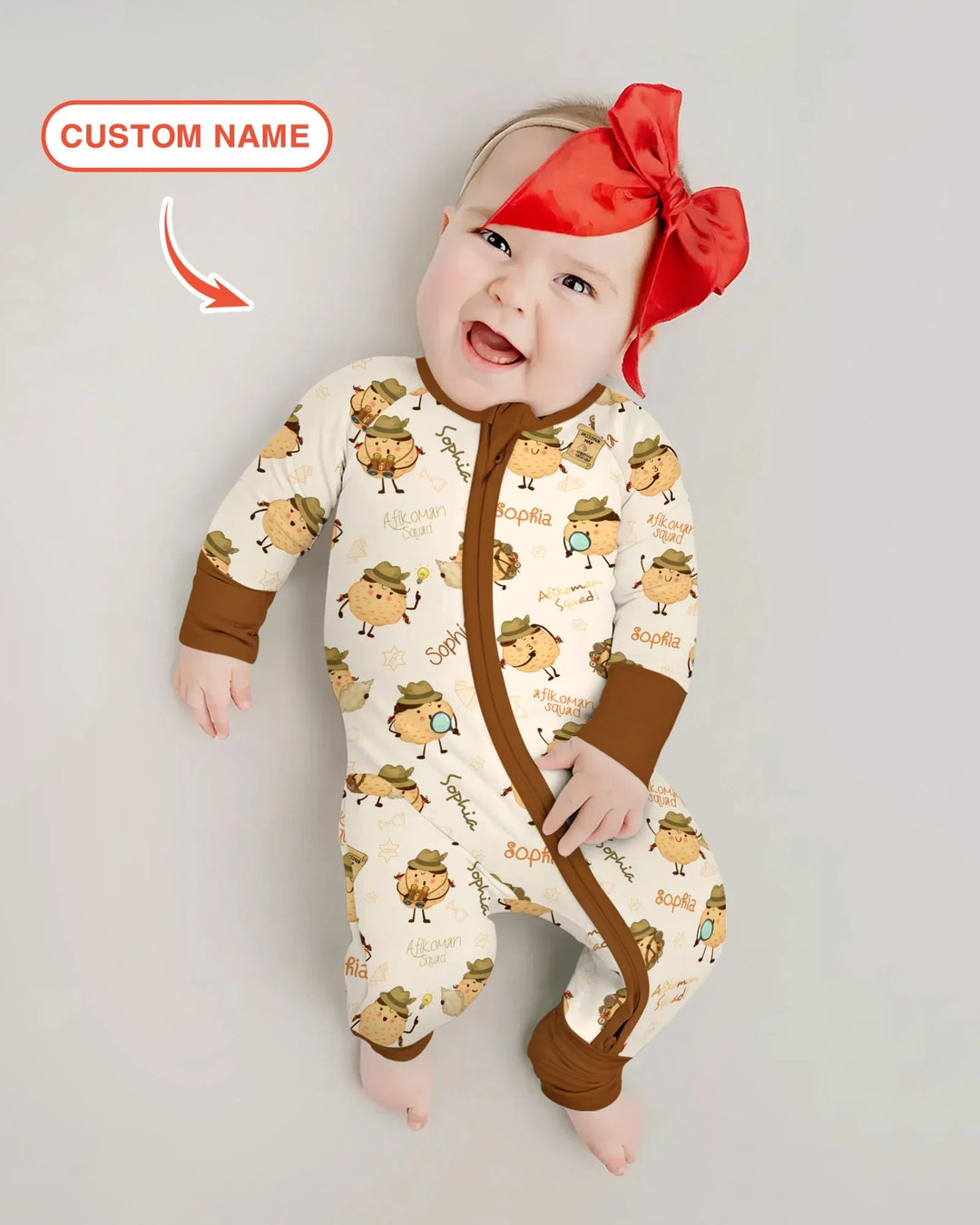 Gerippte Babykleidung mit individuellem Foto - Weich &amp; Skizzenhaft