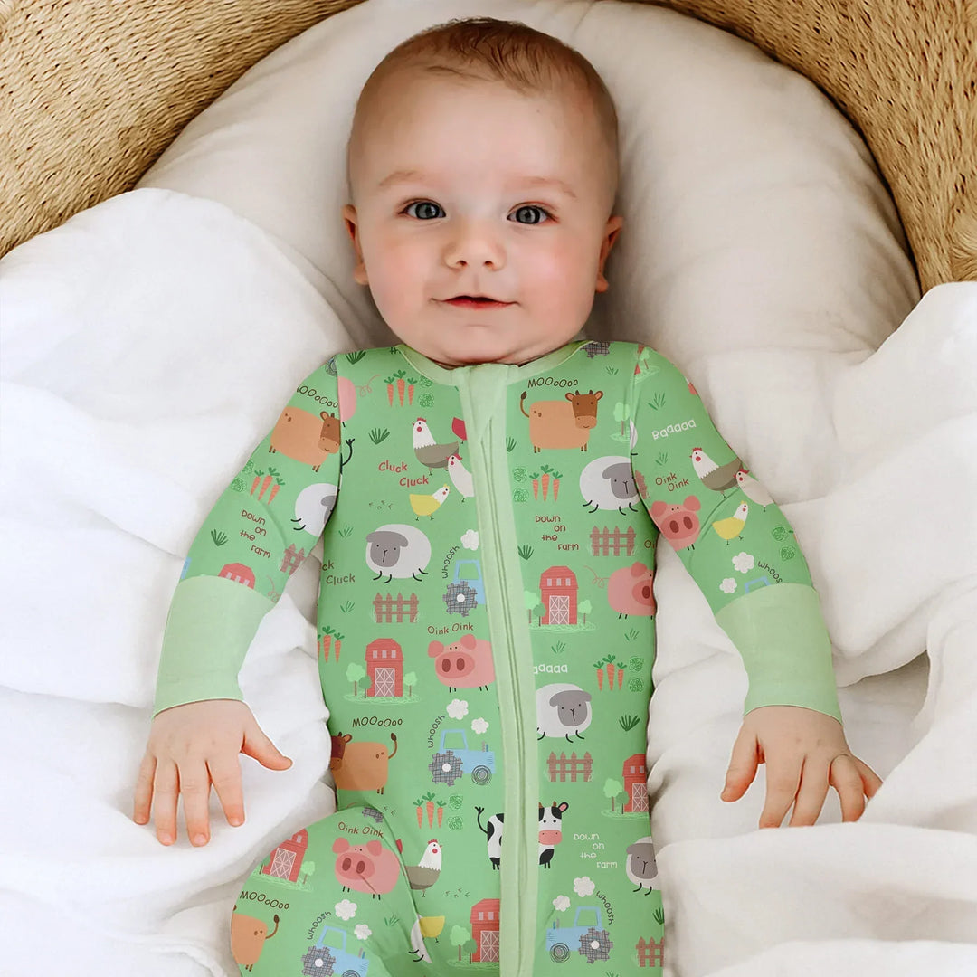 Gerippte Babykleidung mit individuellem Foto - Weich &amp; Skizzenhaft