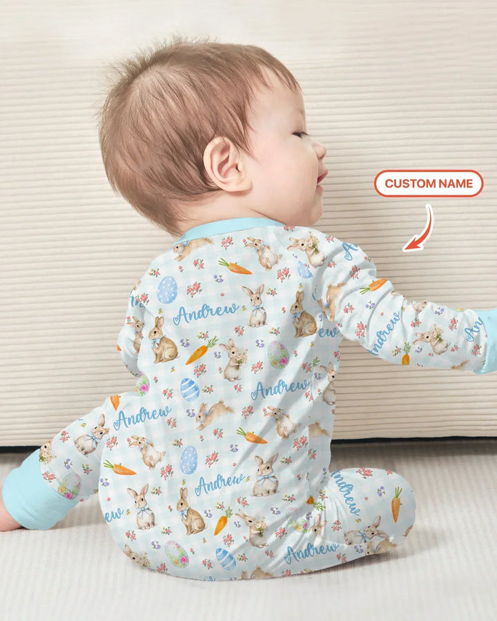 Gerippte Babykleidung mit individuellem Foto - Weich &amp; Skizzenhaft