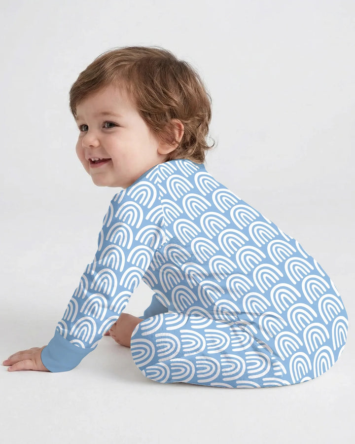 Gerippte Babykleidung mit individuellem Foto - Weich &amp; Skizzenhaft
