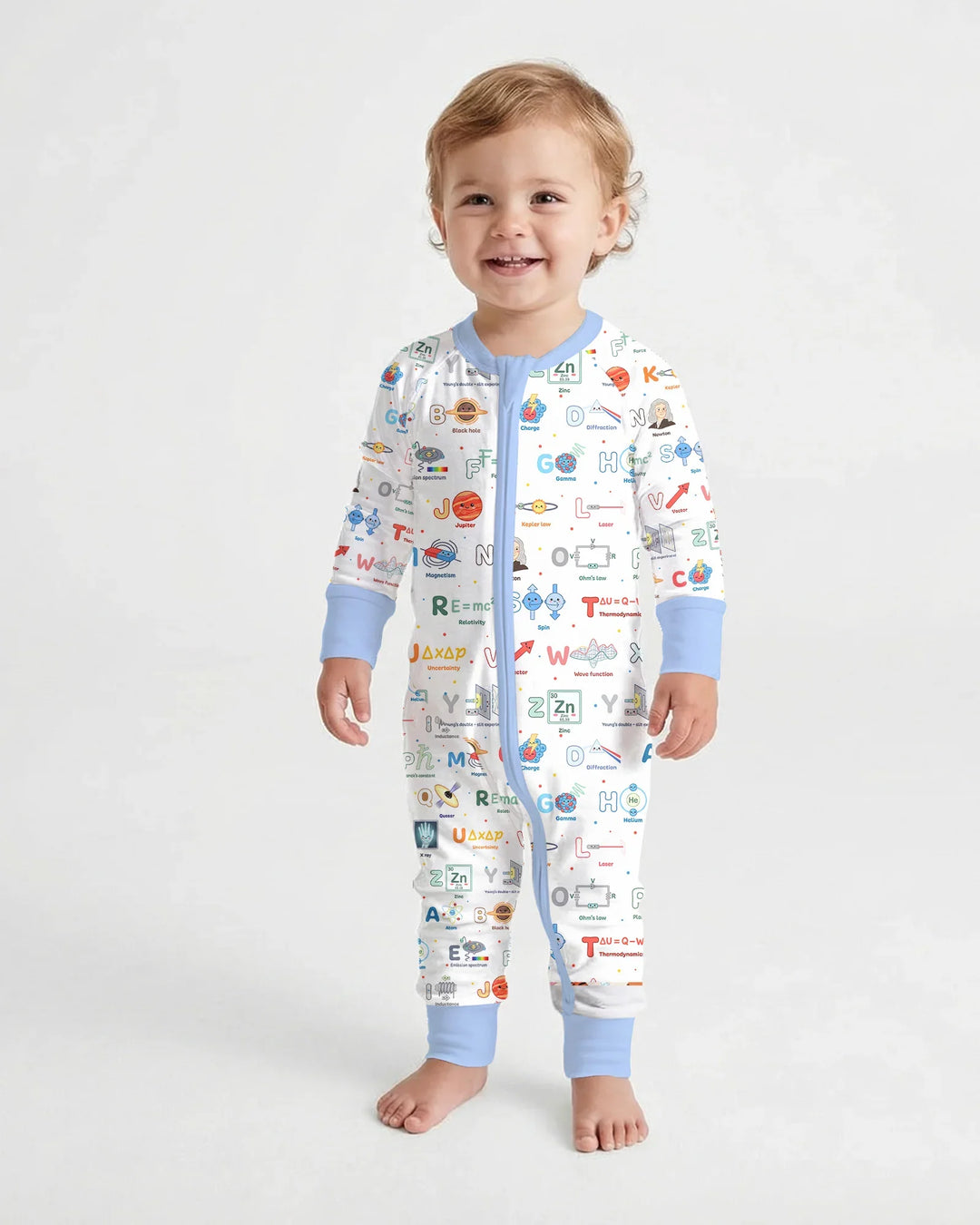 Gerippte Babykleidung mit individuellem Foto - Weich &amp; Skizzenhaft