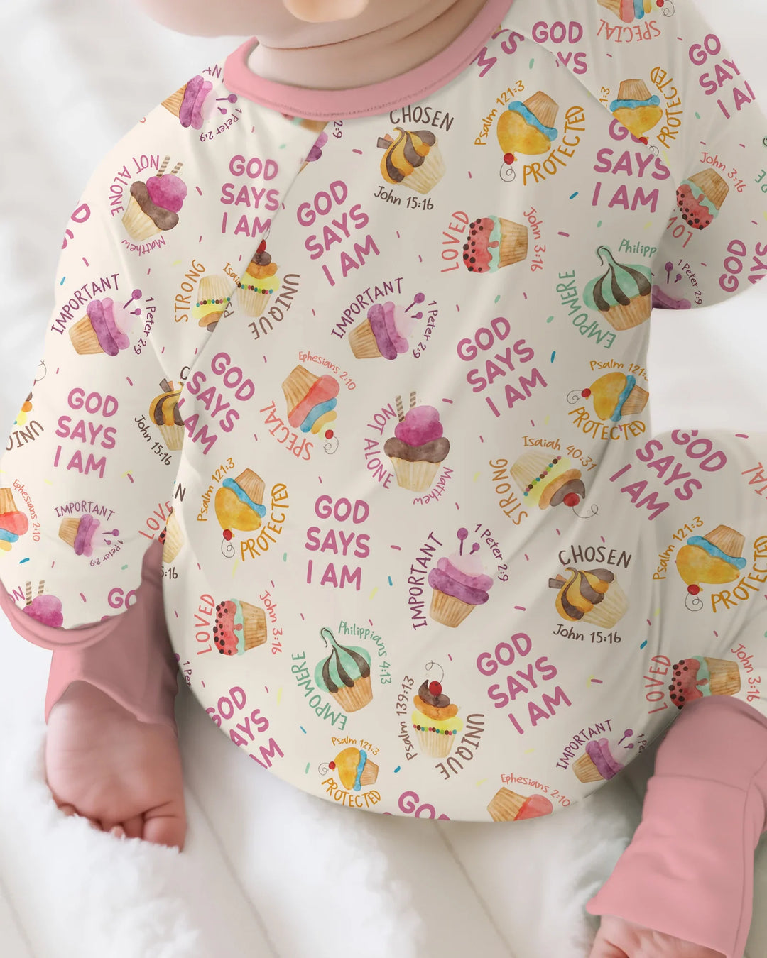 Gerippte Babykleidung mit individuellem Foto - Weich &amp; Skizzenhaft
