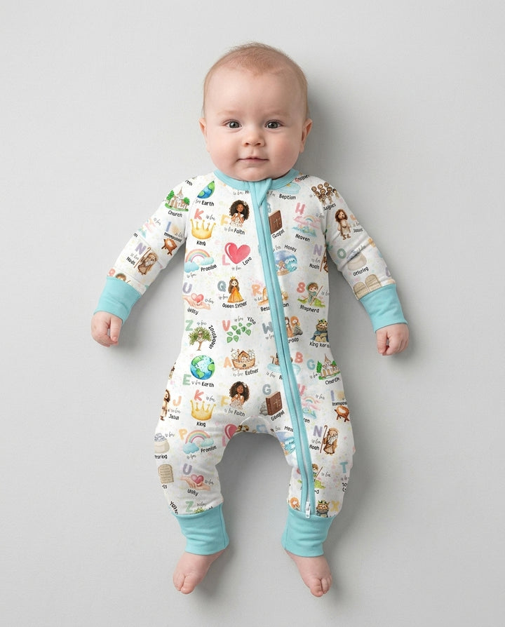 Bible ABC Alphabet Bamboo Convertible Zippy