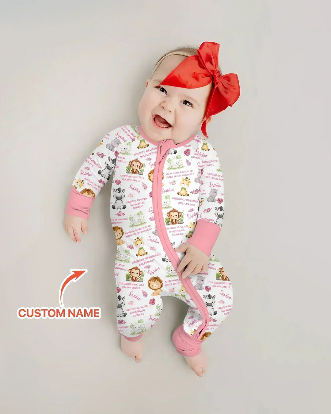 Gerippte Babykleidung mit individuellem Foto - Weich &amp; Skizzenhaft