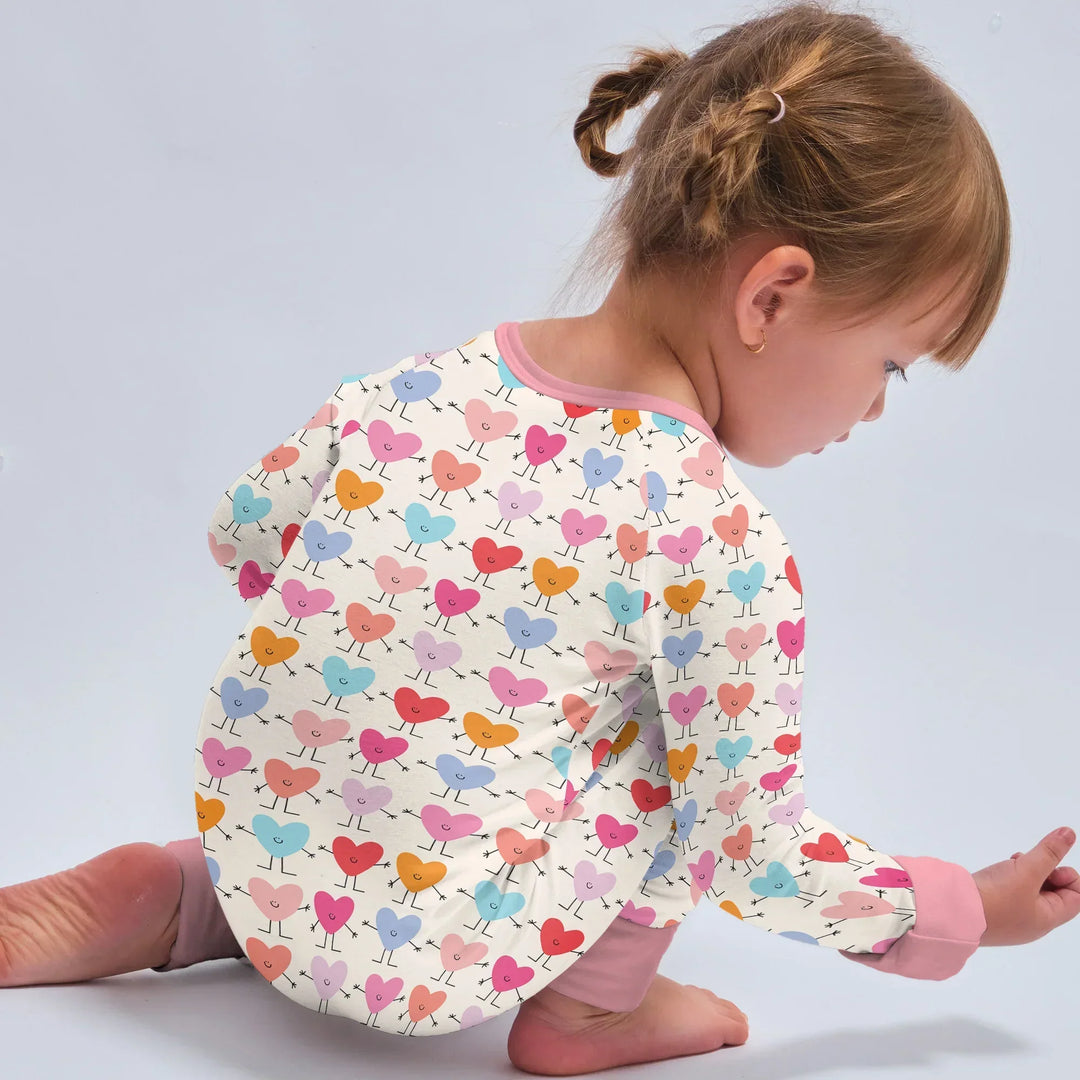 Gerippte Babykleidung mit individuellem Foto - Weich &amp; Skizzenhaft